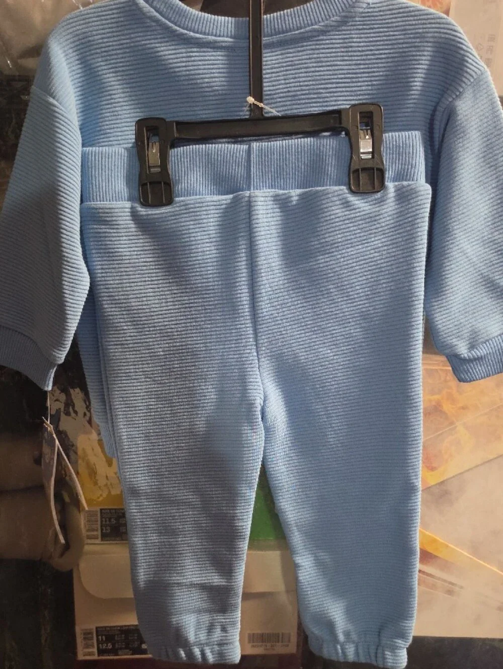 Blue Blugy Kids Matching Set - Blue Two-Piece Outfit
